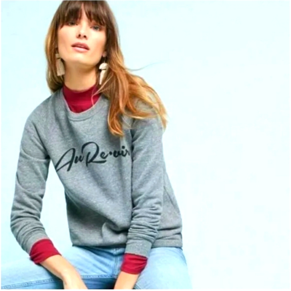 Anthropologie Gray Sweatshirt